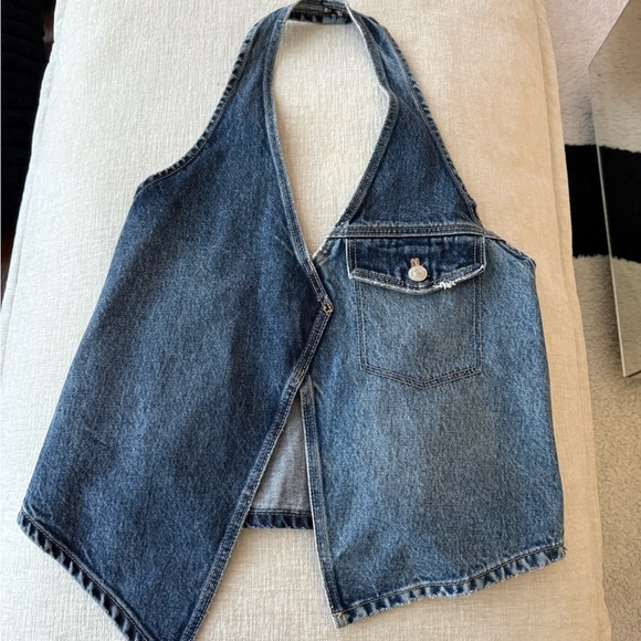 Zara Tops - Zara Blue Jeans Classic Denim